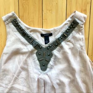 ✨SALE!✨ Alfani Iridescent Blush Sleeveless Blouse